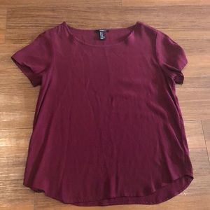 Forever 21 burgundy top